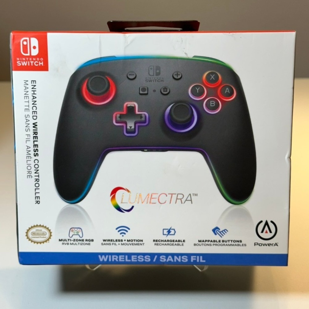 PowerA Lumectra Enhanced‎ Wireless Controller for Nintendo Switch RGB